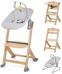 Kinderkraft ENOCK Kinderhochstuhl, kompatibel mit Babyliege CALMEE, niedriger Stuhl,