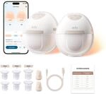 eufy Tragbare Milchpumpe E20, Elektrische Milchpumpe mit W&auml;rmefunktion, 3