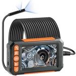 VEVOR Endoskopkamera mit 8+1 Lichtern, 15 m Kabel, Industrie-Endoskop mit