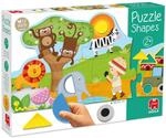 Goula &ndash; Puzzle Formen Safari &ndash; Lernpuzzle - f&uuml;r Kinder ab 2 Jahren, f&ouml;rdert