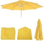 Mendler Ersatz-Bezug f&uuml;r Sonnenschirm N19, Sonnenschirmbezug Ersatzbezug, &Oslash; 3m