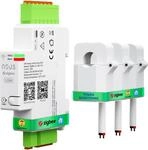 NOUS ZigBee Smart DIN Stromz&auml;hler 120A, Energieverbrauchsmonitor, Kompatibel mit