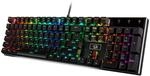 Redragon K556 Mechanische Gaming-Tastatur, US-Layout, Brauner Schalter, Taktile...