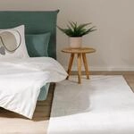 benuta Basic Kunstfaser Fellteppich Furry - Creme 70x200 cm - Weicher