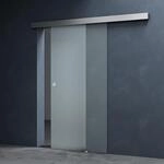 Mai & Mai Glasschiebet&uuml;r komplettset softclose Amalfi in Vollsatiniert,...