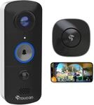 Toucan V3 Kabellose Video-T&uuml;rklingel inkl. Gong &ndash; 1080p Sicherheitskamera mit