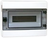 Verteilerkasten RHp 12 IP65 Feuchtraumvert​eiler 12 module Unterputz