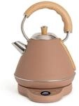CREATE/KETTLE RETRO PRO/Wasserkocher mit Temperaturregelung 1L Mokka/Automatische