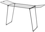 Brabantia HangOn Drying Rack, 22 m (Mattschwarz),Standtrockner mit Trockenfl&auml;che bis