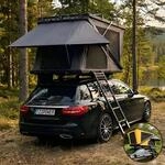 Z-Fold Dachzelt Hardcase Aluminium Autodachzelt Grau oder Khaki Zelt mit...