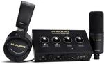 M-AUDIO M-Track Duo HD Audio Interface, M100 Kondensatormikrofon und HDH41 Studio