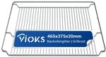 VIOKS Grillrost Edelstahl 465x375mm Ersatz f&uuml;r Bosch 00574876 HEZ334000...