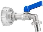 GEKA Plus IBC Adapter Set Kugelauslaufventil (S60x6 Anschluss, Innen- und