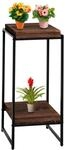 Blumentisch HWC-K71, Blumenregal Beistelltisch Pflanzregal, MVG-Zertifiziert MDF