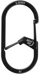 Nite IZE Unisex &ndash; Erwachsene G-Series DUAL Chamber Carabiner, schwarz, Gr. 2