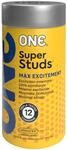 ONE Super Studs Kondome | Mit extra gro&szlig;en, genussintensivierenden Nieten f&uuml;r