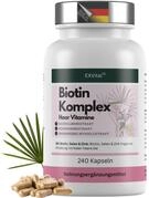 EXVital Biotin Komplex, Haar Vitamine, mit S&auml;gepalmen-, K&uuml;rbis- und