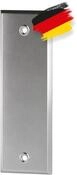 BAUHELD Rolladengurt Abdeckung Metall Geschlossen - 215mm Lochabstand [Made in