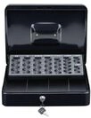 BLACK+DECKER 4-Fach-Geldkassette mit M&uuml;nzsortierer - 30,5 x 8,5 x 24 CM - inkl. 2