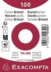 Exacompta - Art.-Nr. 10700SE &ndash; Karton mit 40 Packungen &agrave; 100 Karteien in Folie &ndash;