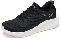 Skechers Damen Bobs Squad Chaos Current Muse Turnschuhe, Black Textile Trim, 43...