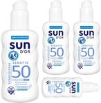 Sun D'OR Sonnenpray Sensitiv Sonnencreme Sonnenschutzmittel Sun UV Dry Protect Sport