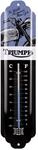 Nostalgic-Art Retro Thermometer, 7 x 28 cm, Triumph &ndash; Motorcycle blue &ndash;