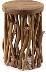 DESIGN DELIGHTS BEISTELLTISCH Woods | Mahagoni Holz, 45x30 cm | Couchtisch,