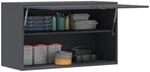 vidaXL Wandschrank f&uuml;r die Garage mit Gasdrucklift-T&uuml;r Anthrazit, Wohnzimmer,