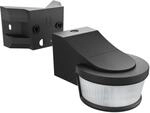 LED's light Pro 0190101 Profi-Bewegungsmelder schwarz 270&deg; 3-in-1 Wand- Eck-