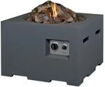 Mania Feuertisch f&uuml;r den Garten - Gas Feuerstelle ohne Rauch, Funken, Glut &...