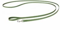 hundeleine - ziggi kaki - 300 cm x 20 mm - Nylon hundeleine - karabinerhaken mit