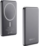 Boompods Powersnap - Magnetische Powerbank Schnellladefunktion, 5000mAh 20W mit