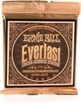 Ernie Ball Everlast Extra Light Coated Phosphor Bronze Akustik-Gitarrensaiten,