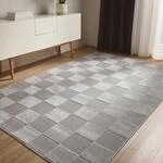 benuta Basic Teppich Claire - Grau 200x300 cm - Minimalistischer Wohnzimmerteppich im