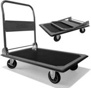 Lagertrolley Rollwagen 90x60cm H86cm faltbar f&uuml;r Garage Werkstatt Haushalt...