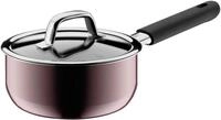 WMF Fusiontec Mineral Stielkasserolle 16 cm ohne Deckel, Kochtopf klein, 1,3l,