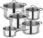KOPF Topfset Induktion Clara 8-teiliges Kochtopf Set mit Edelstahl T&ouml;pfe