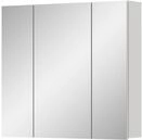 Inn.Furn Badezimmer Spiegelschrank Spiegelt&uuml;r wei&szlig; 1-t&uuml;rig 82 x 77 Larik
