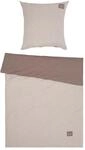 Sansibar Bettw&auml;sche-Set Jersey Melange 135x200 2-teilig Bettbezug -...