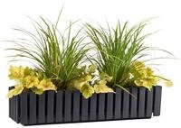 Gardenico Blumenkasten Fency 75 cm, anthrazit/grau