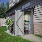 Thanaddo Metall Ger&auml;tehaus Gartenhaus 110x229x192cm, Ger&auml;teschuppen mit...