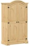vidaXL Kleiderschrank, Garderobenschrank mit Stauraum Metallgriff, Hochschrank...