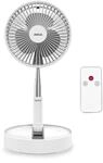Jocca Standventilator | Faltbar | Akkubetrieb | 3 Geschwindigkeiten | LED Display 