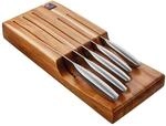 Richardson Sheffield FORME Messerblock f&uuml;r Schublade, 5-teiliges Set, Hochwertiges