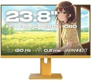 JapanNext Gaming Monitor 23,8" IPS Full HD (1920x1080) 120Hz 0.5ms Pastell Gelb 