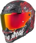 Bogotto Blade Gatekeeper Helm, schwarz/grau/rot, XS