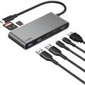 Belkin USB C Hub, 7-in-1 Docking Station, 4K bei 60 Hz, SD, MicroSD, 100 W Power