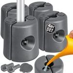 KESSER&reg; Pavillonstandf&uuml;&szlig;e 4er Set Pavillon Standfu&szlig; mit Wasser/Sand...