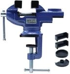 CCLIFE Schraubstock Drehbar 360&deg; 50/70 mm, Tischschraubstock Gusseisen